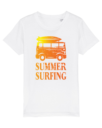 Summer Surfing Van White