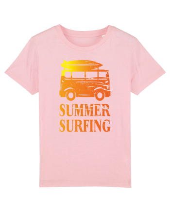 Summer Surfing Van Cotton Pink