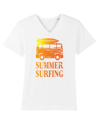 Summer Surfing Van White