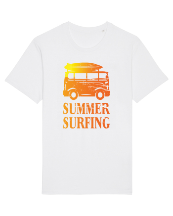 Summer Surfing Van White