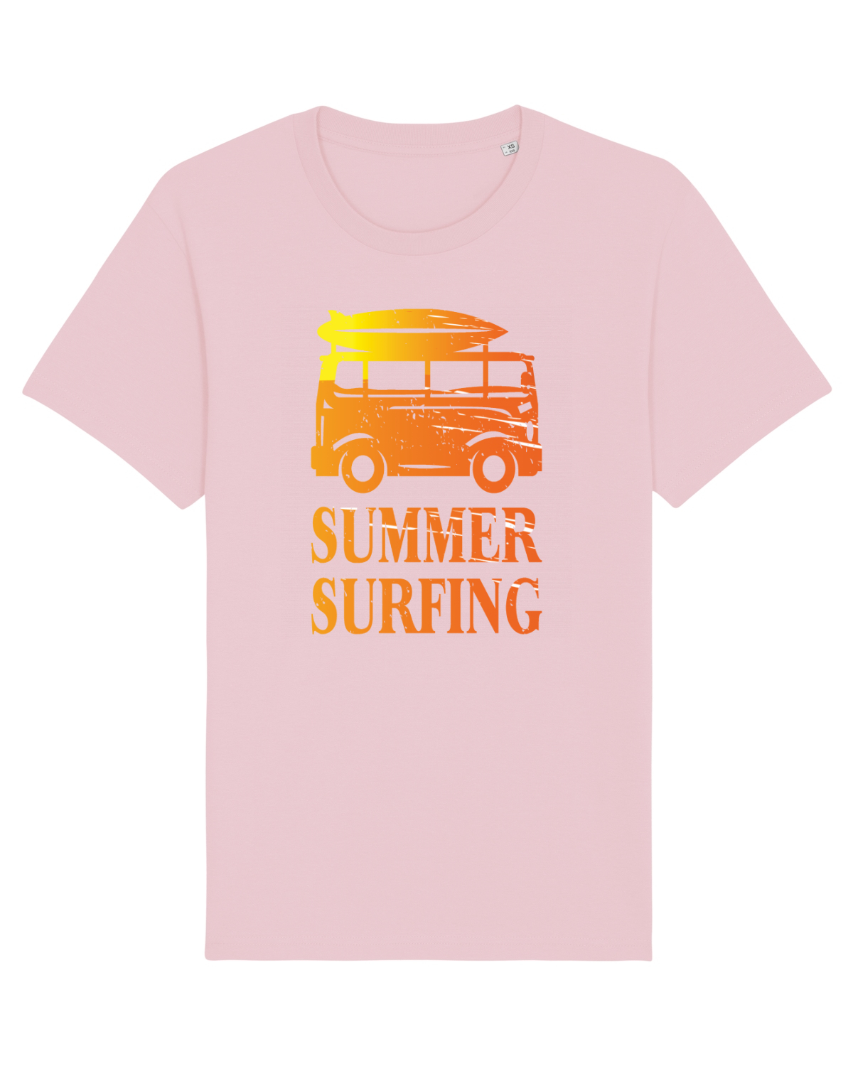 Tricou mânecă scurtă Unisex Rocker Cotton Pink