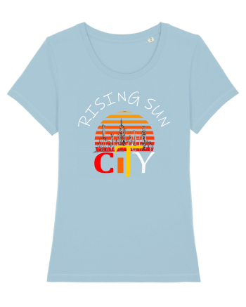 Rising Sun Sky Blue