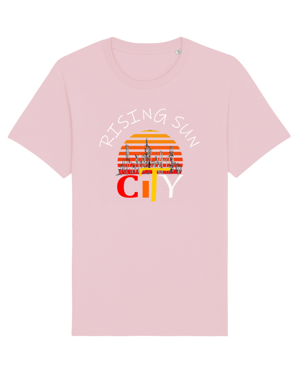 Tricou mânecă scurtă Unisex Rocker Cotton Pink