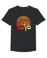 Tokyo Tricou mânecă scurtă guler larg Bărbat Skater