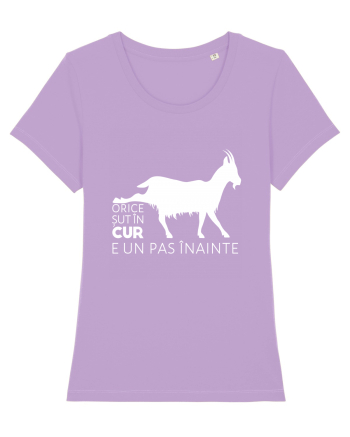 Orice șut în cur e un pas înainte - alb Lavender Dawn