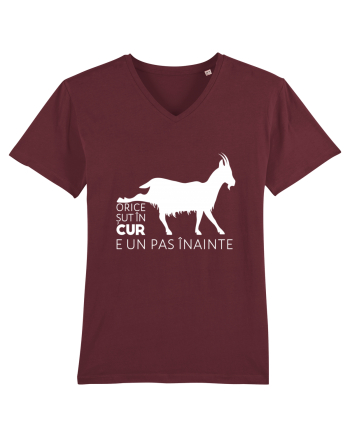 Orice șut în cur e un pas înainte - alb Burgundy