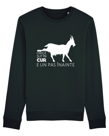 Orice șut în cur e un pas înainte - alb Black