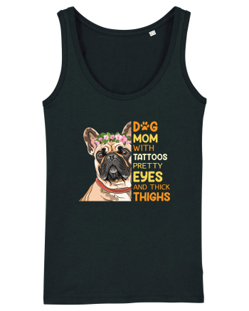 Dog Mom With Tattoos Pretty Eyes And Thick Thighs Black
