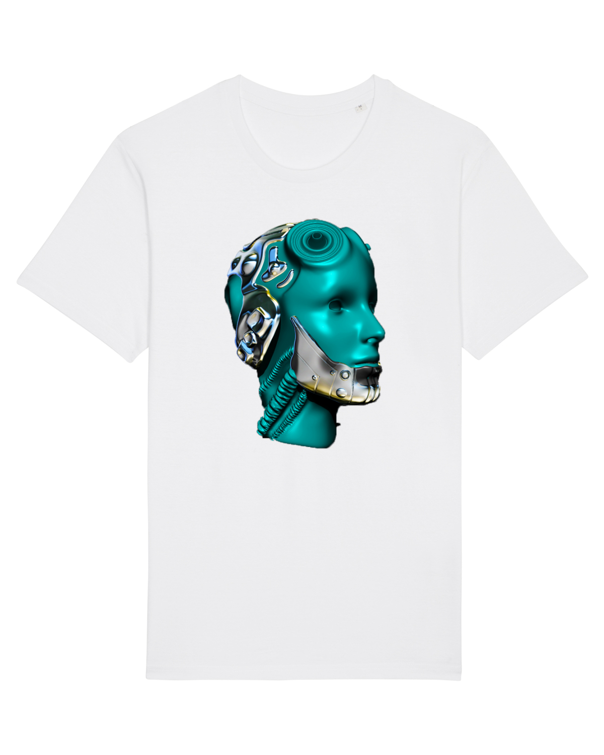 Tricou mânecă scurtă Unisex Rocker White