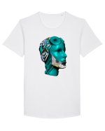 Alien Robot  Tricou mânecă scurtă guler larg Bărbat Skater