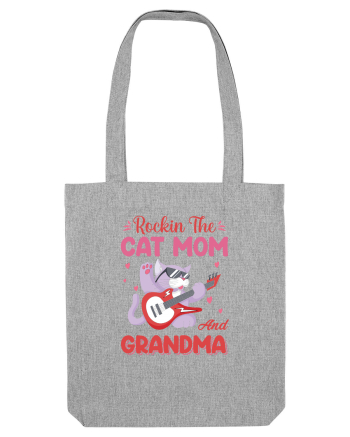 Rockin' The Cat Mom And Grandma Heather Grey