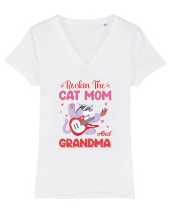 Rockin' The Cat Mom And Grandma White