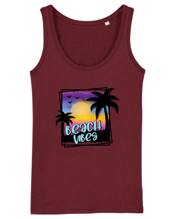 Beach Vibes Burgundy