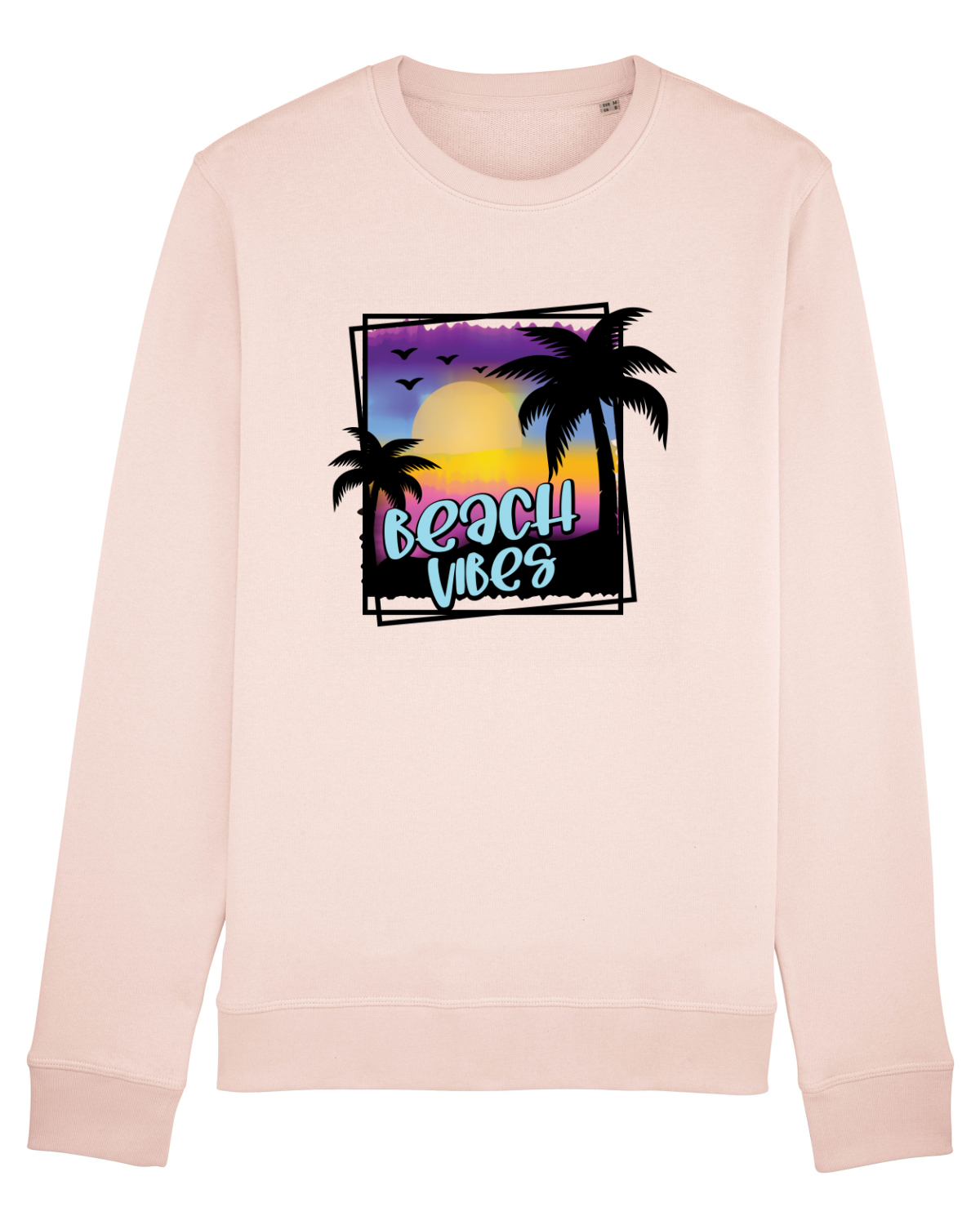 Bluză mânecă lungă Unisex Rise Candy Pink