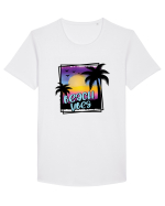 Beach Vibes Tricou mânecă scurtă guler larg Bărbat Skater