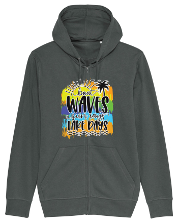 Boat Waves Sun Rays Lake Days Anthracite