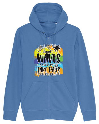 Boat Waves Sun Rays Lake Days Bright Blue