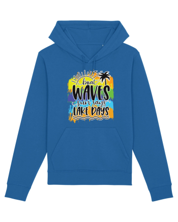 Boat Waves Sun Rays Lake Days Royal Blue