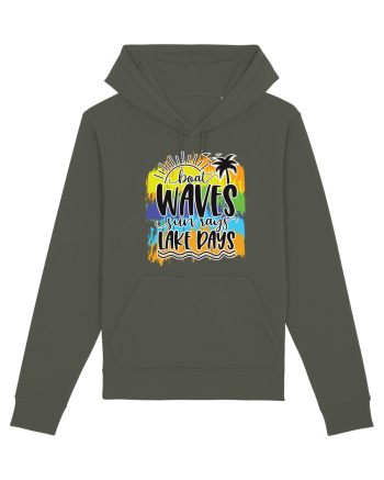 Boat Waves Sun Rays Lake Days Khaki
