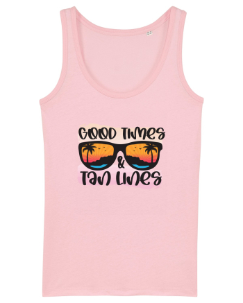 Good Times And Tan Lines Cotton Pink