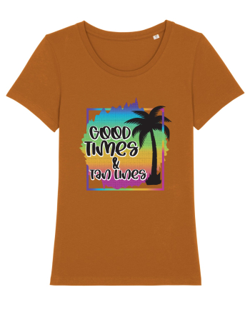 Good Times And Tan Lines Roasted Orange