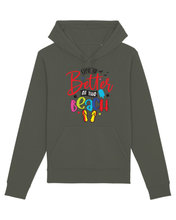 Life Is Better At The Beach Khaki