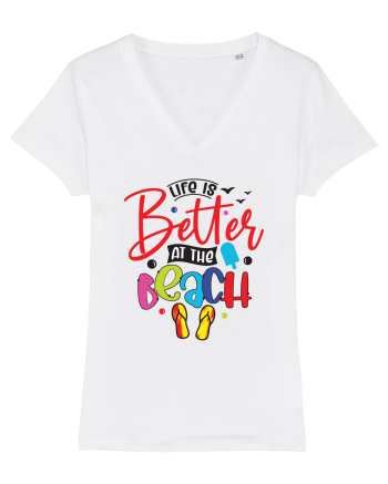 Life Is Better At The Beach White