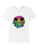 Summer Nights Tricou mânecă scurtă guler V Bărbat Presenter