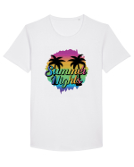 Summer Nights Tricou mânecă scurtă guler larg Bărbat Skater