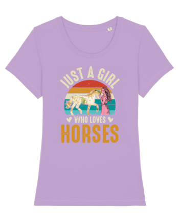 Just A Girl Who Loves Horses Lavender Dawn