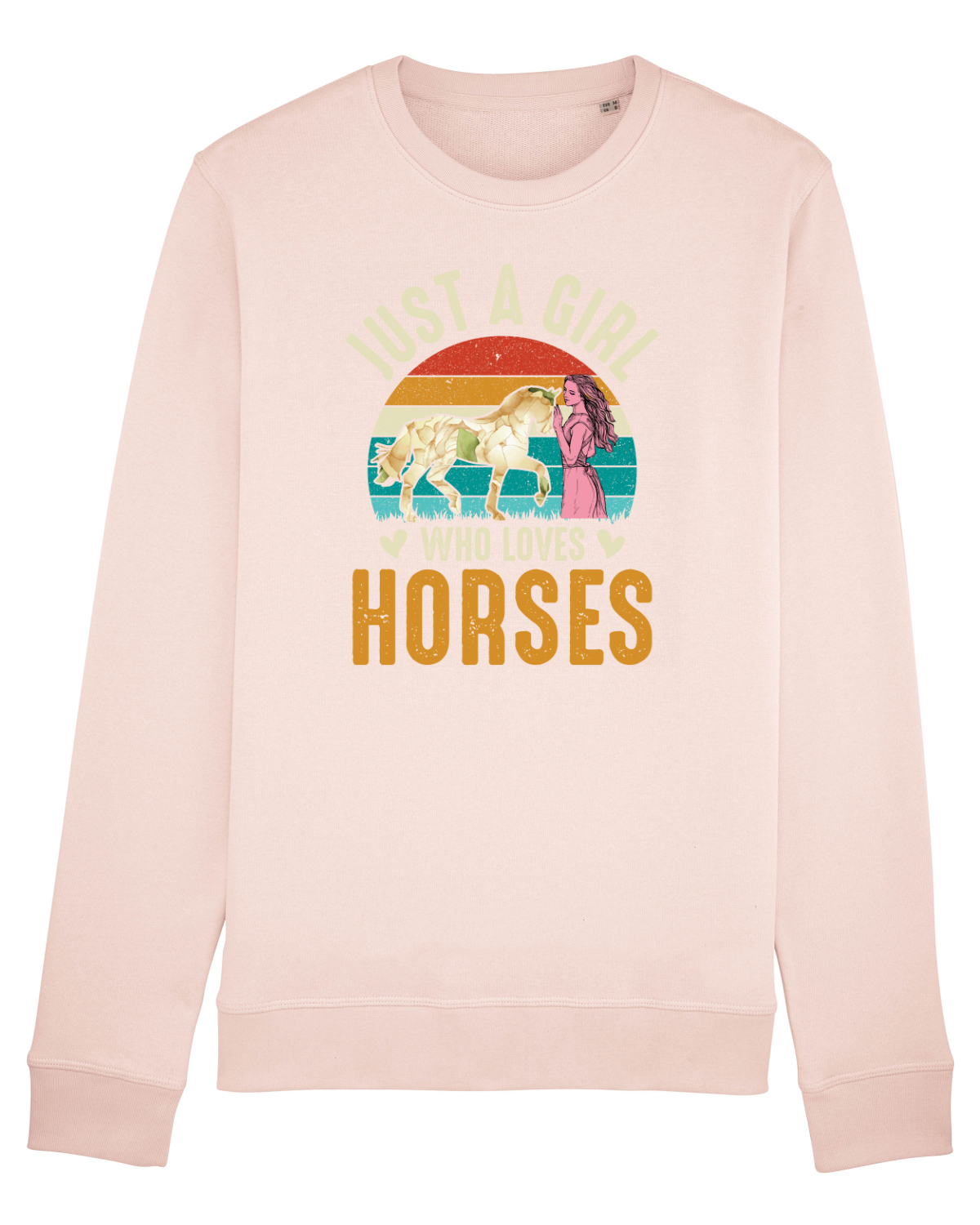 Bluză mânecă lungă Unisex Rise Candy Pink