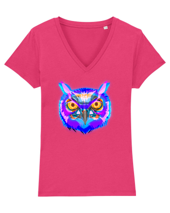 Skull Neon Owl Raspberry