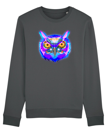 Skull Neon Owl Anthracite