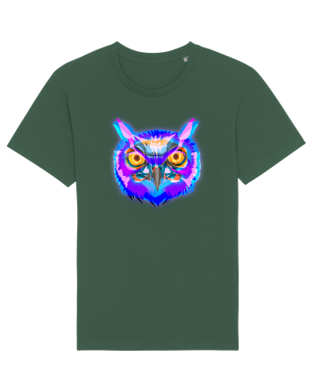 Skull Neon Owl Bottle Green