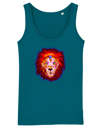 Skull Neon Lion Ocean Depth