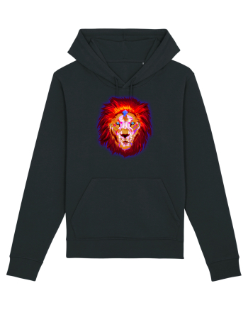 Skull Neon Lion Black
