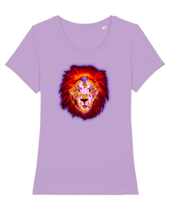 Skull Neon Lion Lavender Dawn