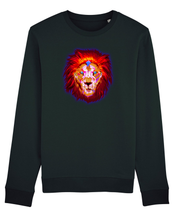 Skull Neon Lion Black