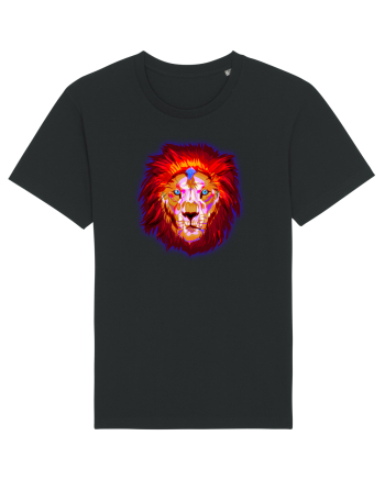 Skull Neon Lion Black