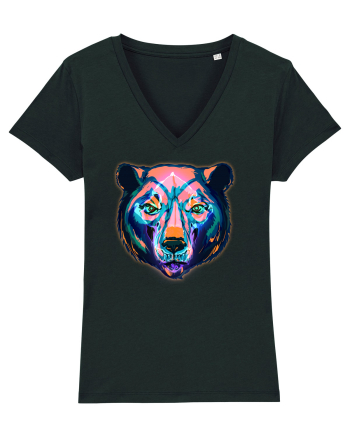 Skull Neon Bear Black