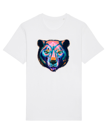 Skull Neon Bear White