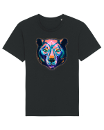 Skull Neon Bear Tricou mânecă scurtă Unisex Rocker