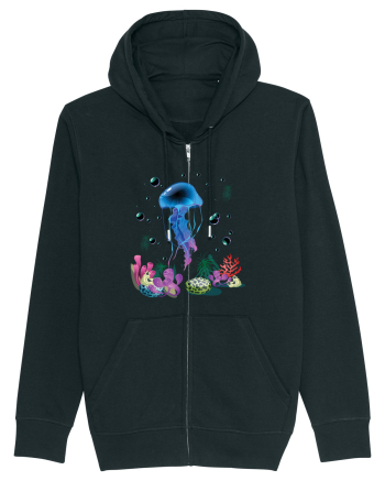 Blue Jellyfish Black