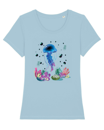 Blue Jellyfish Sky Blue