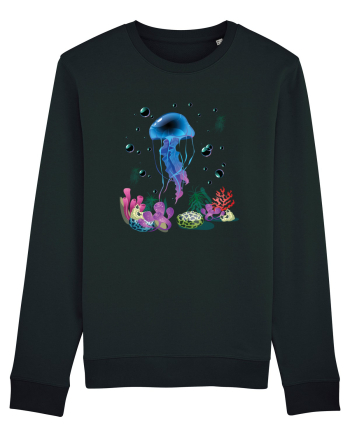 Blue Jellyfish Black