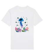 Blue Jellyfish Tricou mânecă scurtă Unisex Rocker