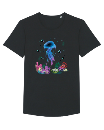 Blue Jellyfish Black