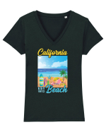 California Beach Tricou mânecă scurtă guler V Damă Evoker