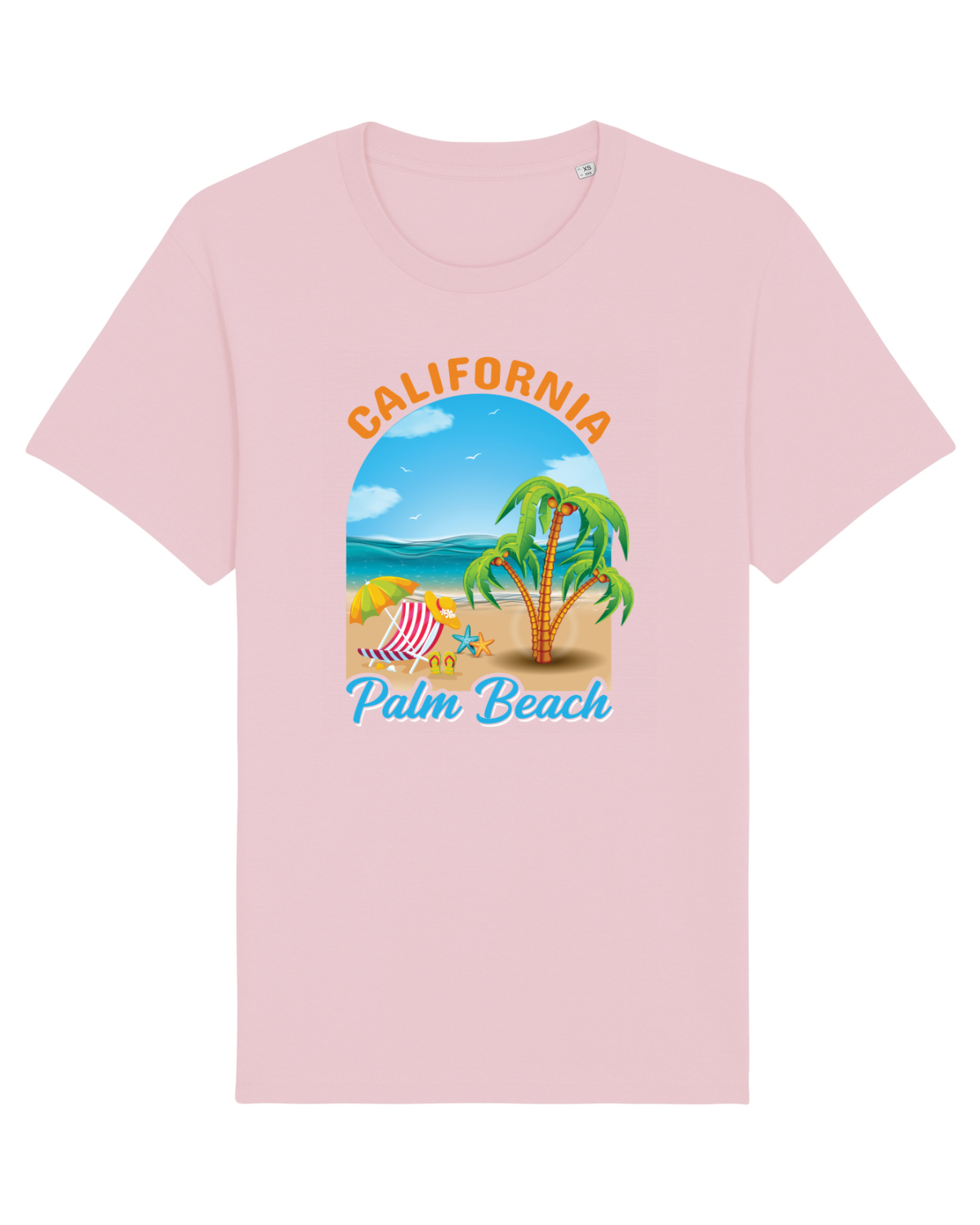 Tricou mânecă scurtă Unisex Rocker Cotton Pink