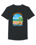California Palm Beach Tricou mânecă scurtă guler larg Bărbat Skater